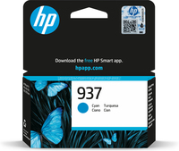 Bild von HP 937 Cyan EN/DE/PL/CZ Original Ink Cartridge - Original - Tintenpatrone