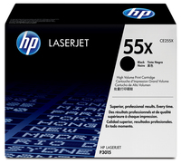 Bild von HP 55X Schwarz Original LaserJet Tonerkartusche mit hoher Reichweite - 12500 Seiten - Schwarz - 1 Stück(e)