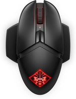 Bild von HP OMEN by Photon Wireless-Maus - Beidhändig - Optisch - Bluetooth + USB Type-A - 16000 DPI - Schwarz