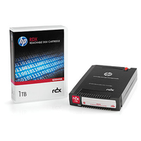 Bild von HPE RDX 1TB - RDX-Kartusche - 1000 GB - 2000 GB - 2:1 - ext2 - ext3 - FAT32 - NTFS - Schwarz