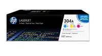 Bild von HP 304A 3er-Pack Cyan/Magenta/Gelb Original LaserJet Tonerkartuschen - 2800 Seiten - Cyan - Magenta - Gelb - 3 Stück(e)