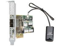 Bild von HPE Smart Array P431/4GB FBWC 12Gb 2-ports Ext SAS - SAS - PCI Express x8 - ADG - 1 - 6 - 60 - 12 Gbit/s - 4096 MB - REACH