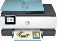 Bild von HP OfficeJet Pro 8025e - Thermal Inkjet - Farbdruck - 4800 x 1200 DPI - Farbkopieren - A4 - Blau - Grau - Weiß