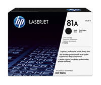 Bild von HP 81A Schwarz Original LaserJet Tonerkartusche - 10500 Seiten - Schwarz - 1 Stück(e)