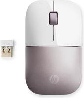 Bild von HP Wireless-Maus Z3700 – weiß/pink - Beidhändig - RF Wireless - 1200 DPI - Pink - Weiß