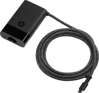 Bild von HP CTO 65 WATT NPFC SLIM USB-C AC - Notebook - Indoor - 65 W - Schwarz - AC-an-DC - HP