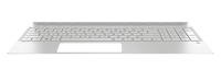 Bild von HP L40621-A41 - Gehäuse-Unterteil+Tastatur - Belgisch - HP - Pavilion 15-cs