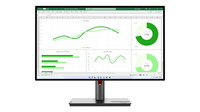 Bild von Lenovo ThinkVision P27q-30 - 68,6 cm (27 Zoll) - 2560 x 1440 Pixel - Quad HD - LED - 6 ms - Schwarz