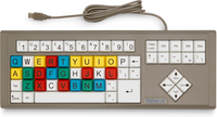 Bild von HP Accessibility Kit - Tastatur - USB - Grau - Weiß - Business - Unternehmen - 1 Stück(e) - 683 mm