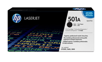 Bild von HP 501A Black Original LaserJet Toner Cartridge - 6000 Seiten - Schwarz - 1 Stück(e)