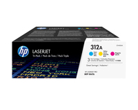 Bild von HP 312A Cyan LaserJet Tonerkartusche (3er-Pack) - 27000 Seiten - Cyan - Magenta - Gelb - 3 Stück(e)