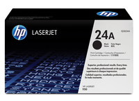 Bild von HP 24A Black Original LaserJet Toner Cartridge - 2500 Seiten - Schwarz - 1 Stück(e)