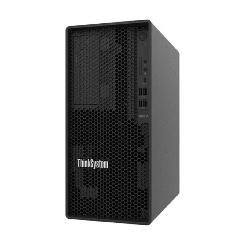 Bild von Lenovo ThinkSystem 5U Tower ST50 V2 7D8J Xeon E-2324G 4C 3.1GHz 8MB Cache/65W 1x 16GB 2x - 3,1 GHz - 1.000 GB