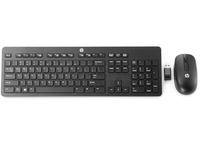 Bild von HP Wireless (Germany) - Kabellos - RF Wireless - Mechanischer Switch - QWERTZ - Schwarz - Maus enthalten