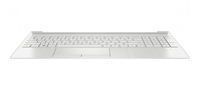 Bild von HP L53737-DH1 - Gehäuse-Unterteil+Tastatur - Nordisch - HP - 15-dw