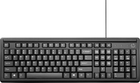 Bild von HP 100 Tastatur - Volle Größe (100%) - USB - Mechanischer Switch - QWERTY - Schwarz