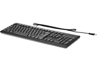 Bild von HP USB Standard Keyboard - FI - Volle Größe (100%) - Kabelgebunden - USB - QWERTY - Schwarz