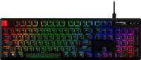 Bild von HP HyperX Alloy Origins PBT HX Aqua – Mechanische Gaming-Tastatur - Volle Größe (100%) - Kabelgebunden - USB - Mechanischer Switch - RGB-LED - Schwarz