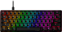 Bild von HP HyperX 60 Alloy Origins AQUA Gaming-Tastatur - 60% - Kabelgebunden - USB - Mechanischer Switch - RGB-LED - Schwarz