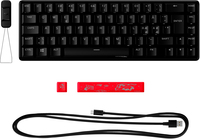 Bild von HP HyperX Alloy Origins 65 – Mechanische Gaming-Tastatur – HX Red (NO-Layout) - 65% - Kabelgebunden - USB - Mechanischer Switch - RGB-LED - Schwarz