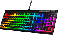 Bild von HP HyperX Alloy Elite 2 – Mechanische Gaming-Tastatur – HX Red (DE-Layout) - Volle Größe (100%) - Kabelgebunden - USB - Mechanischer Switch - RGB-LED - Schwarz